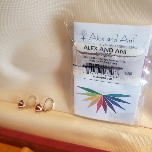Alex & Ani Crystal Earrings - Picture 5 of 7